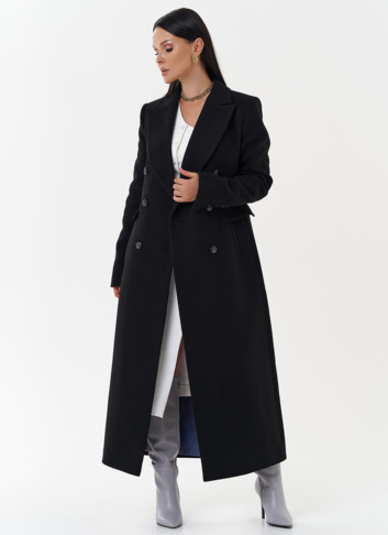 Классическое пальто с английским воротником