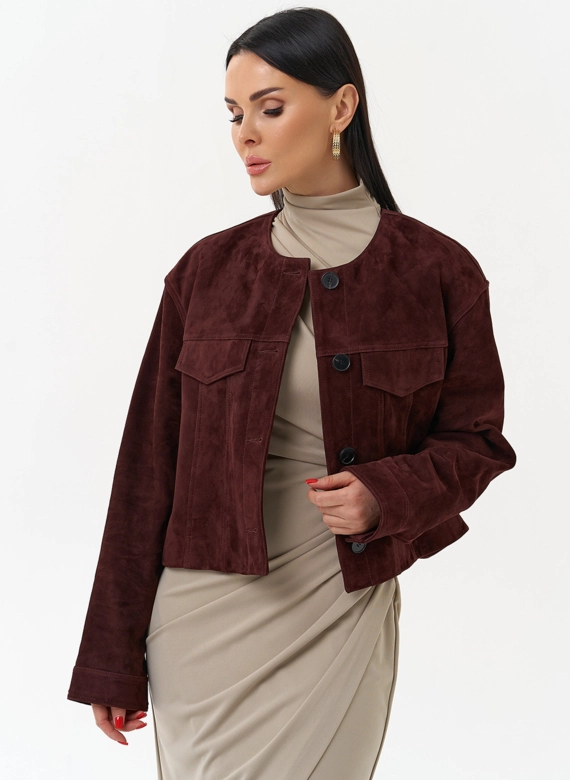 Куртка из натуральной замши 