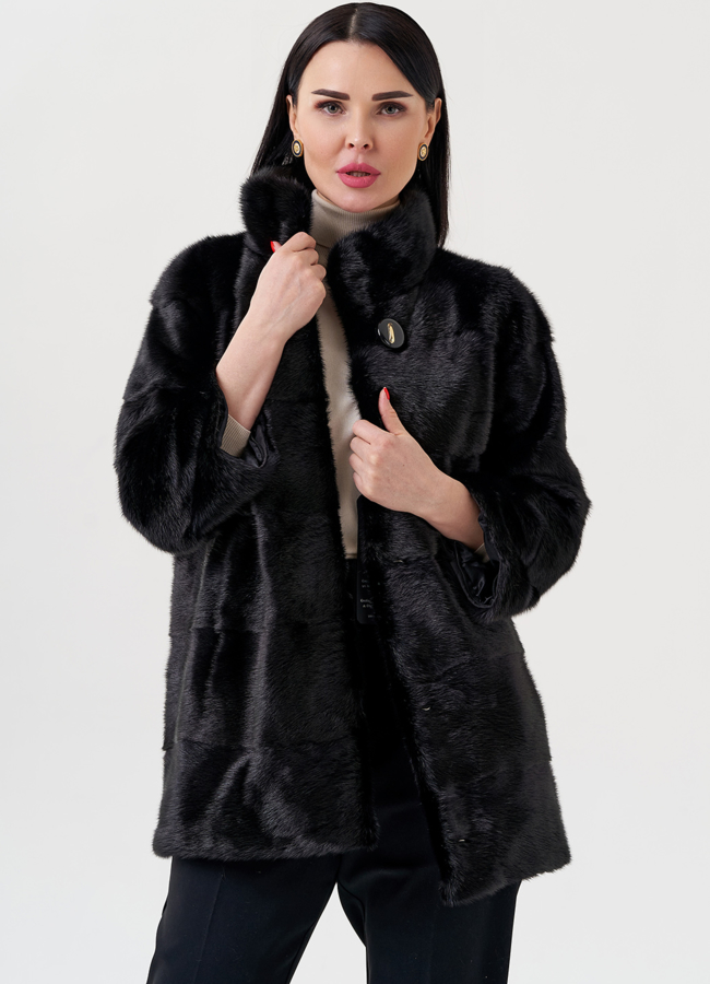 Норковая шуба модель № 24729 универмаг малина