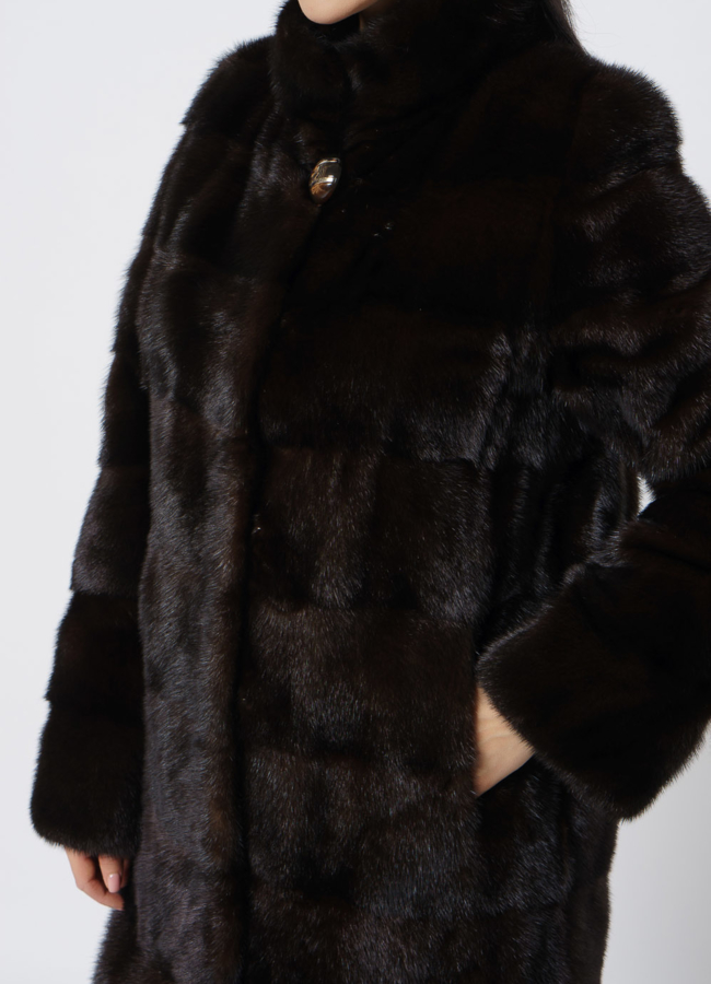 Шуба из норки модель № 25893 универмаг малина