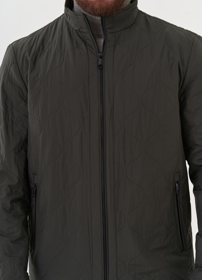 Куртка мужская в цвете хаки модель № 26814 в рассрочку